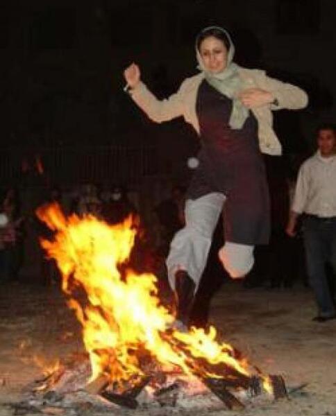 عکس شاه چهارشنبه سوری