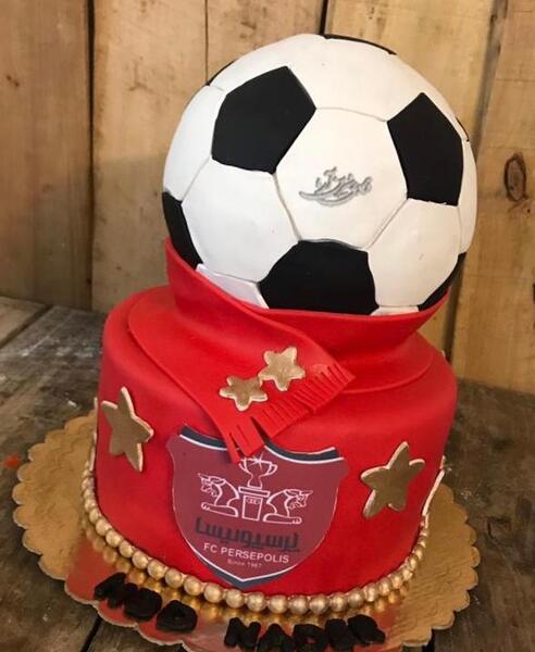 عکس کیک تولد پسرانه پرسپولیسی
