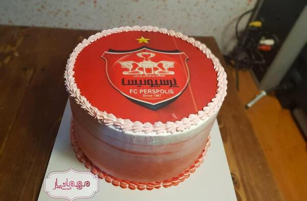 عکس کیک تولد پسرانه پرسپولیسی