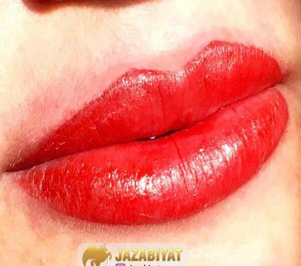 عکس تاتو لب روی دست