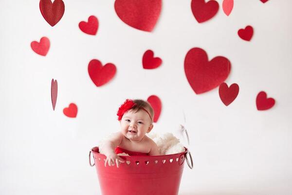 عکس نوزاد ولنتاین