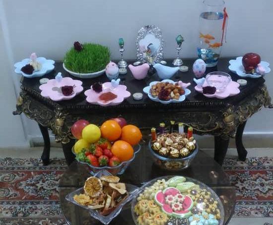 عکس هفت سین روی کنسول
