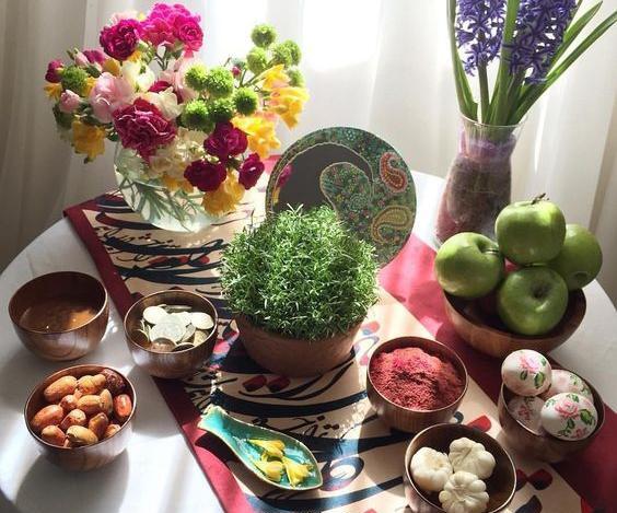 عکس هفت سین روی کنسول