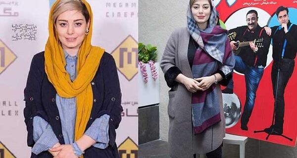 عکس سحر قریشی با مانتو لی