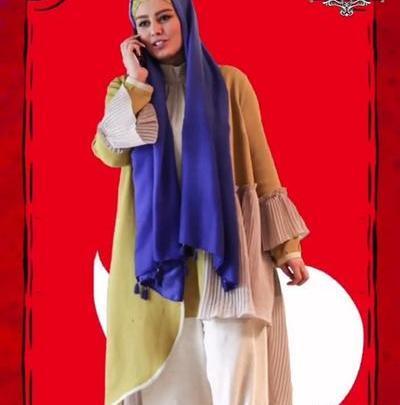 عکس سحر قریشی با مانتو لی