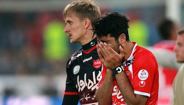 عکس گریه تیم پرسپولیس
