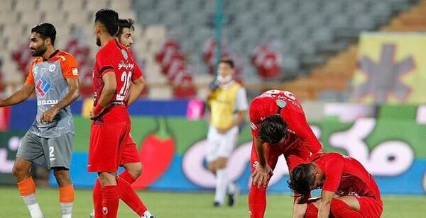 عکس گریه تیم پرسپولیس