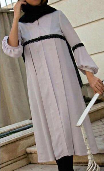 عکس مانتو نخی دخترانه ساده