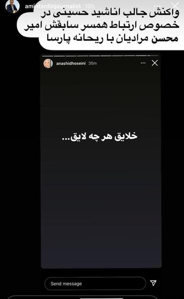 عکسهای ریحانه پارسا امین فردین
