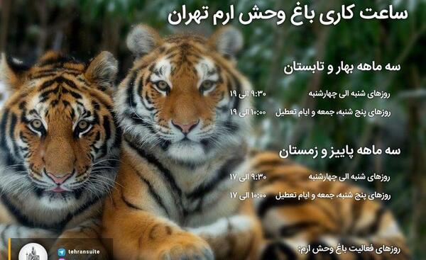 عکس حیوانات پارک ارم