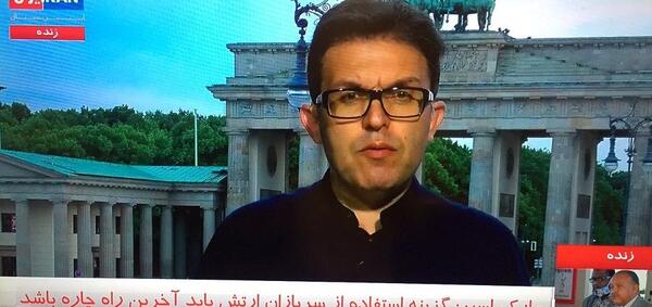 عکس احمد صمدی خبرنگار صدا و سیما