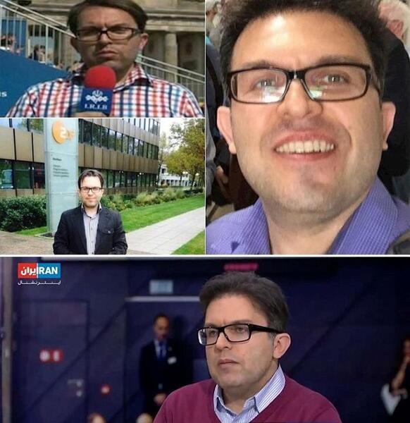 عکس احمد صمدی خبرنگار صدا و سیما