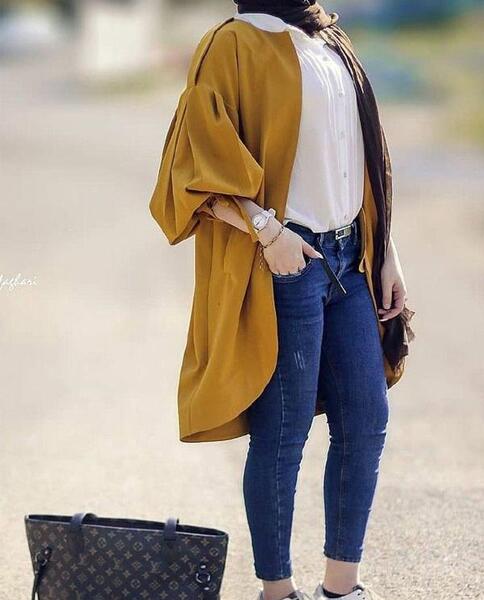 عکس مدل مانتو جدید دخترانه استین پفی