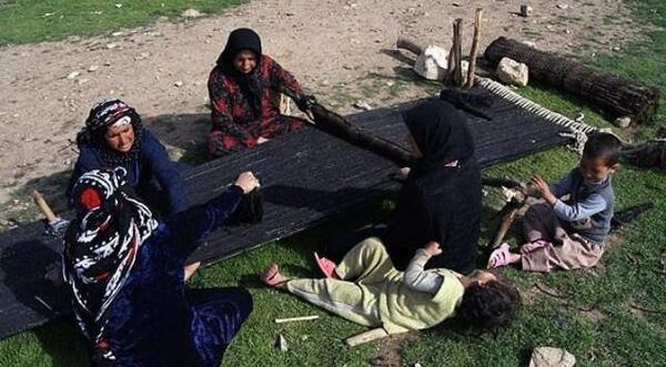 عکس سیاه چادر ایلام