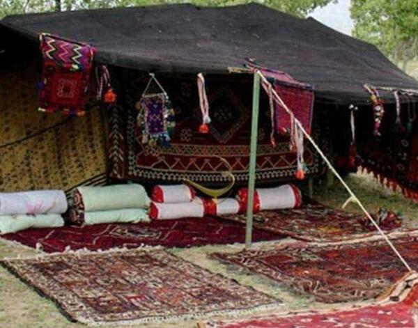 عکس سیاه چادر ایلام