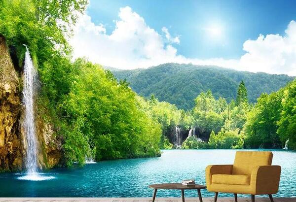 عکس سه بعدی جنگل