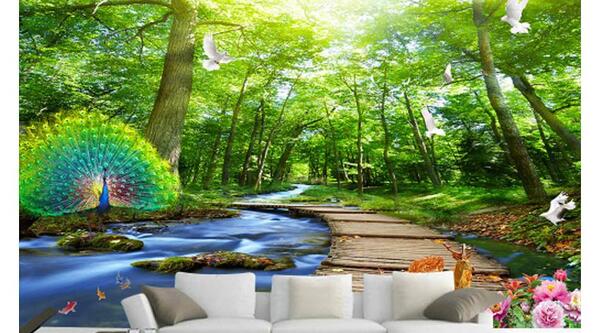 عکس سه بعدی جنگل