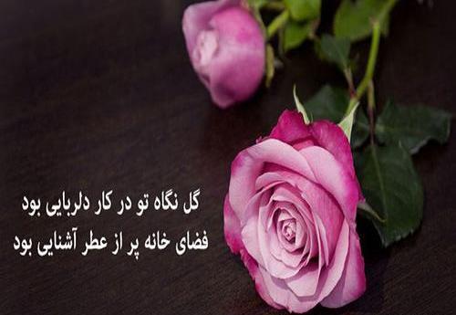 عکس نوشته گل هدیه گرفتن