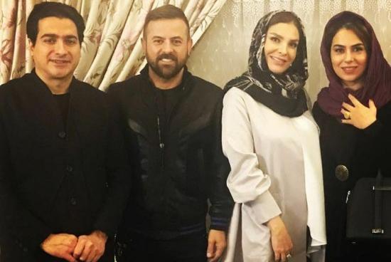 عکس آزاده صمدی و همسر جدیدش