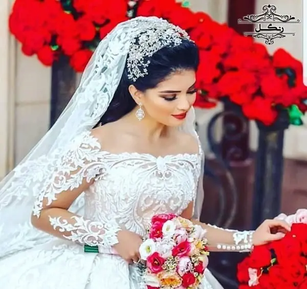 عکس لباس عروس گیپور جدید