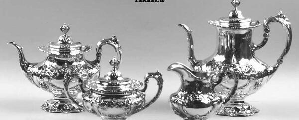 عکس طراحی ظروف سیاه قلم