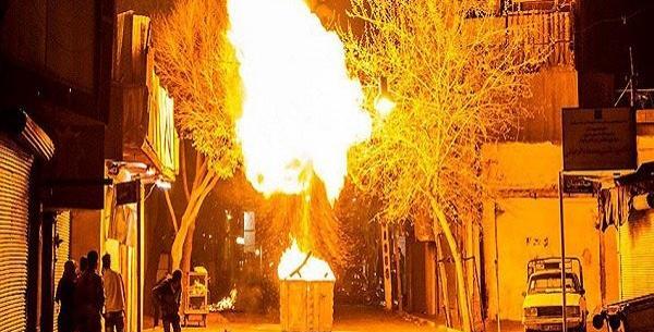 عکس آتش سوزی چهارشنبه سوری