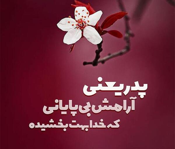 عکس نوشته قشنگ پدر