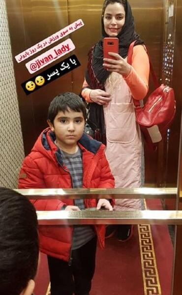 عکس امین نظری همسر سپیده خداوردی