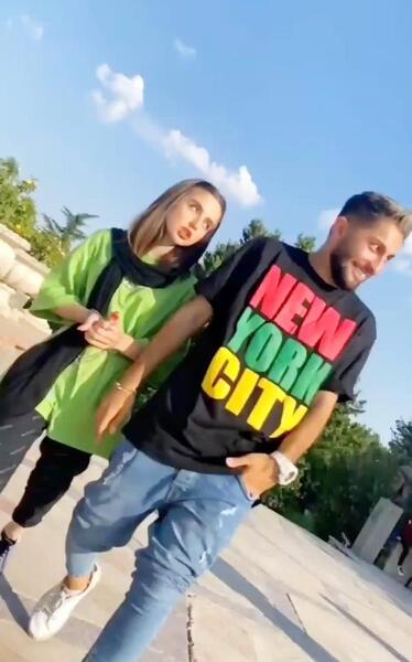 عکس نیکا و متین جدید