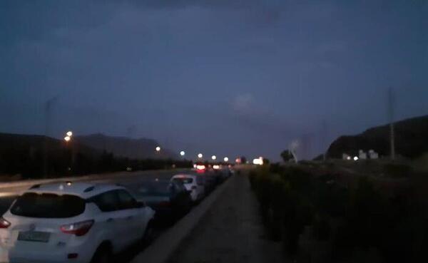 عکس شب تو جاده