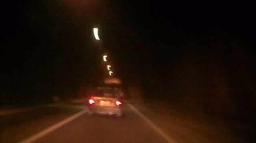 عکس شب تو جاده