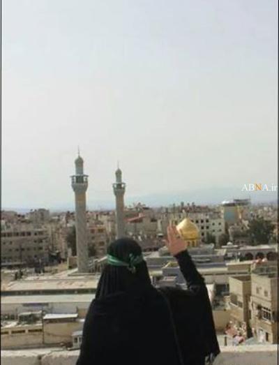 عکس نوشته سلام علی قلب زینب الصبور