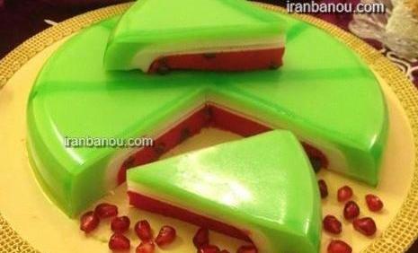 عکس ایده های ژله برای شب یلدا