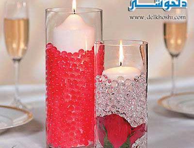عکس ایده برای شمع ژله ای