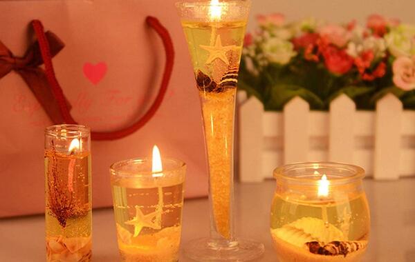 عکس ایده برای شمع ژله ای