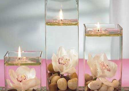 عکس ایده برای شمع ژله ای