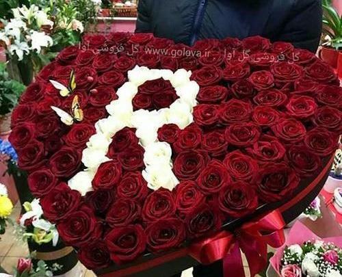عکس گل رز حروف انگلیسی