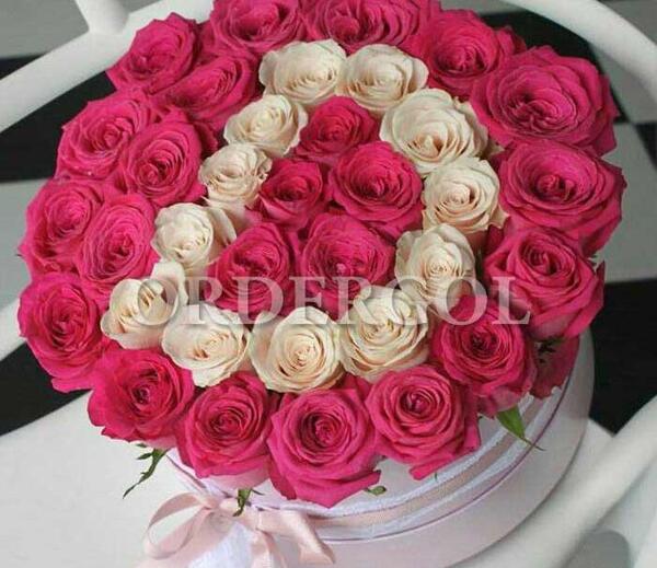 عکس گل رز حروف انگلیسی