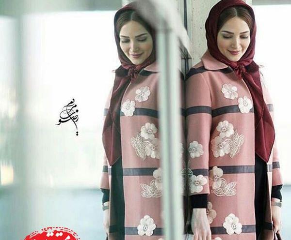 عکس مانتو گل گلی