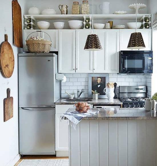 عکس ایده کابینت برای آشپزخانه کوچک