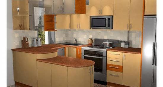 عکس ایده کابینت برای آشپزخانه کوچک