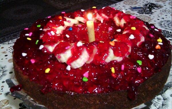 عکس کیک تولد ژله ای