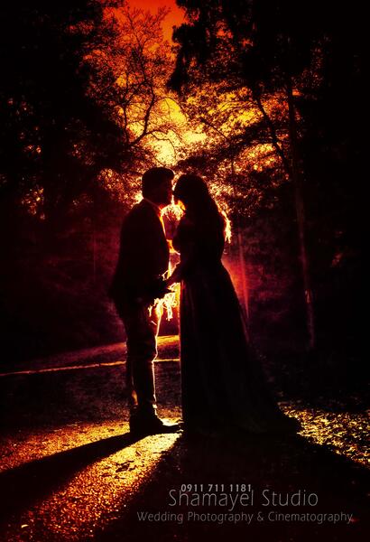 عکس ضد نور عروس