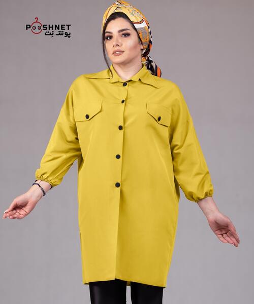 عکس مدل مانتو اسپرت یقه مردانه