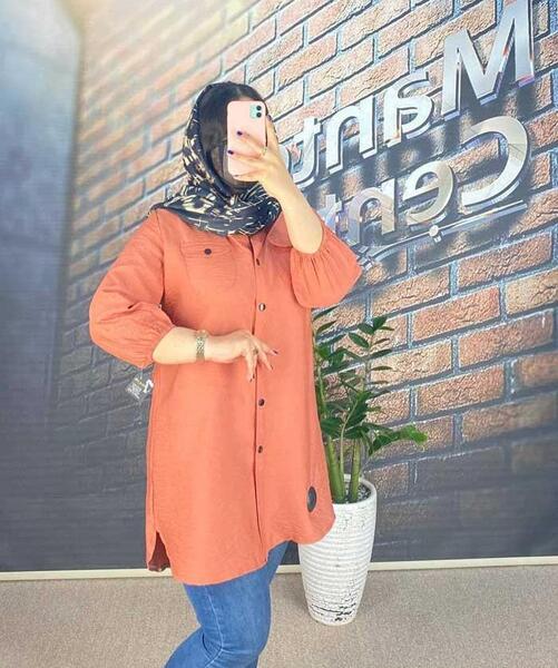 عکس مدل مانتو اسپرت یقه مردانه