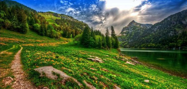 عکس زیبای طبیعت سوئیس