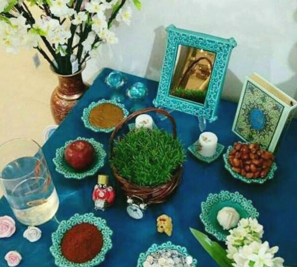 عکس سفره هفت سین ریاضی