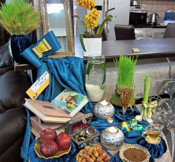 عکس سفره هفت سین ریاضی