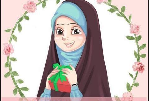 عکس دختر با حجاب ساده