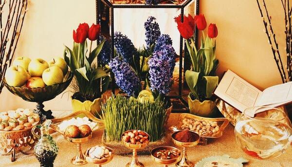 عکس ساده ترین سفره هفت سین